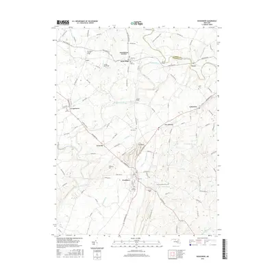 2016 Map of Woodsboro, 2016 Print