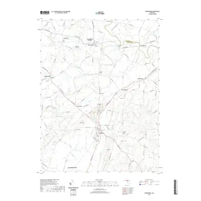 2019 Map of Woodsboro, 2019 Print