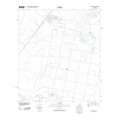 2010 Map of Woodsboro, 2010 Print