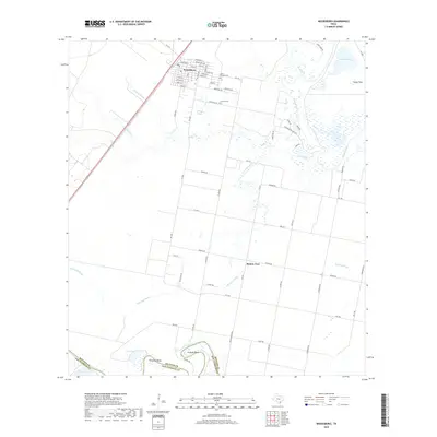 2019 Map of Woodsboro, 2019 Print