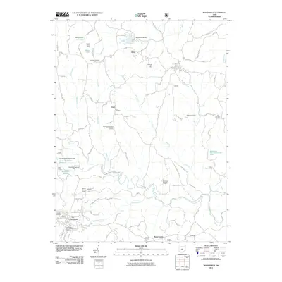 2011 Map of Woodsfield, 2011 Print