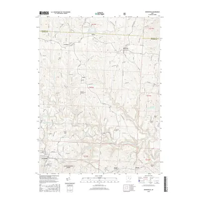 2016 Map of Woodsfield, 2016 Print