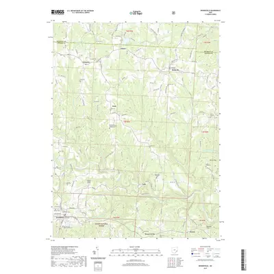 2019 Map of Woodsfield, 2019 Print