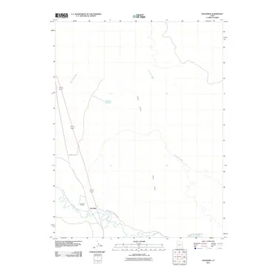 2011 Map of Woodside, 2011 Print
