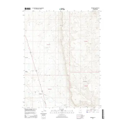 2014 Map of Woodside, 2014 Print