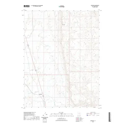 2020 Map of Woodside, 2020 Print