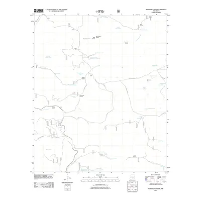 2011 Map of Woodson Canyon, 2011 Print
