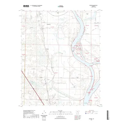 2020 Map of Woodson, 2020 Print