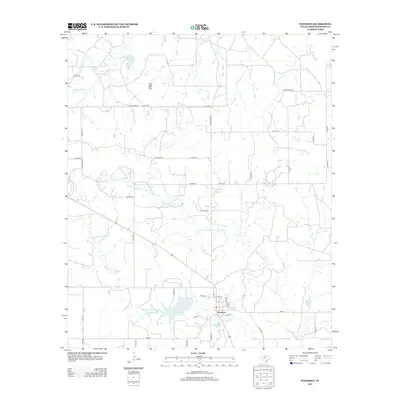 2012 Map of Woodson, 2012 Print