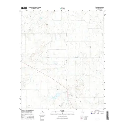 2016 Map of Woodson, 2016 Print