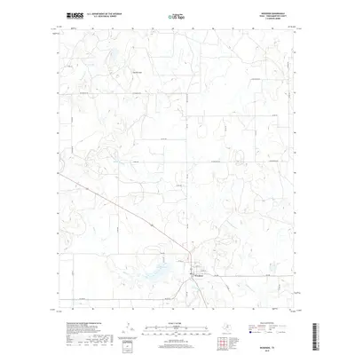 2019 Map of Woodson, 2019 Print