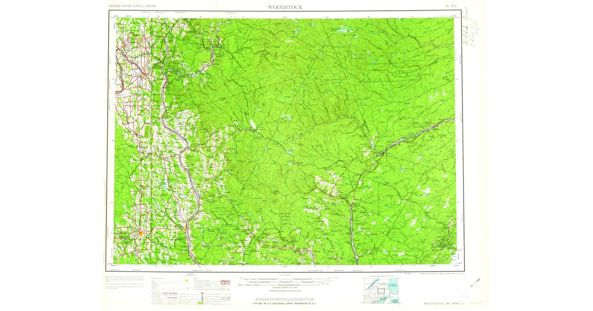 1960s Maps of Mars Hill ME Pastmaps - Woodstock Aroostook County Me Usgs Topo 1963 Og 1200x630 