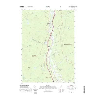 2018 Map of Woodstock, 2018 Print