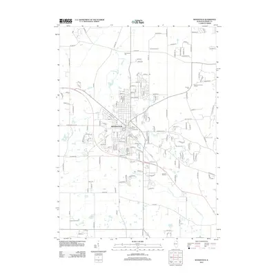 2012 Map of Woodstock, 2012 Print