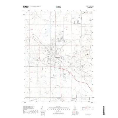 2018 Map of Woodstock, 2018 Print