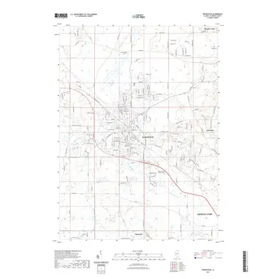 2021 Map of Woodstock, 2021 Print