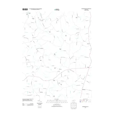 2013 Map of Woodstock, 2013 Print
