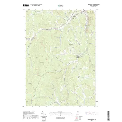 2021 Map of Woodstock South, 2021 Print