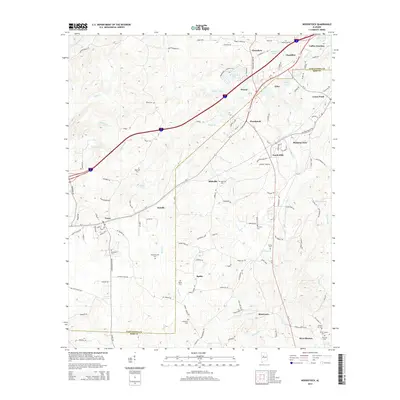 2014 Map of Woodstock, 2014 Print