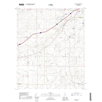 2018 Map of Woodstock, 2018 Print