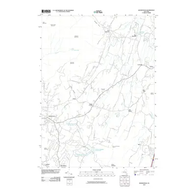 2010 Map of Woodstock, 2010 Print