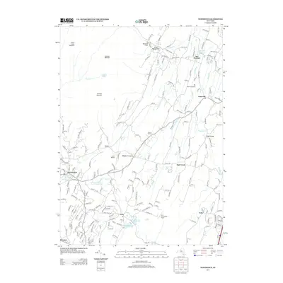 2013 Map of Woodstock, 2013 Print
