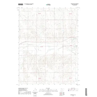 2018 Map of Woodston NW, 2018 Print