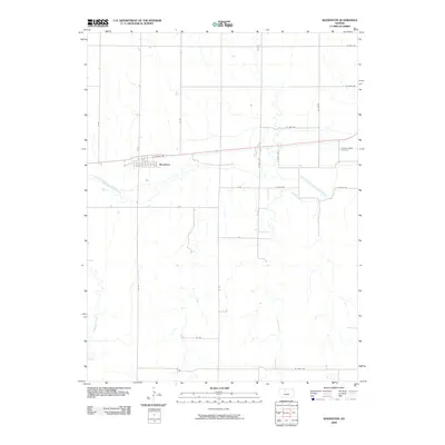 2009 Map of Woodston, 2009 Print