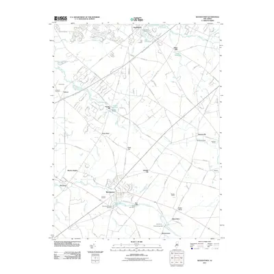 2011 Map of Woodstown, 2011 Print