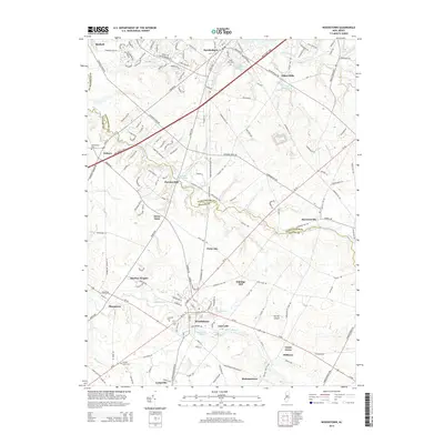 2014 Map of Woodstown, 2014 Print