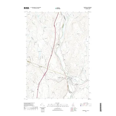 2018 Map of Woodsville, 2018 Print
