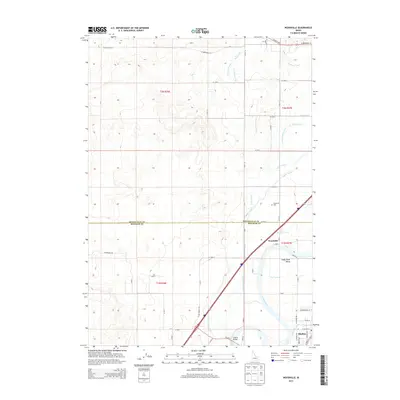 2013 Map of Woodville, 2013 Print