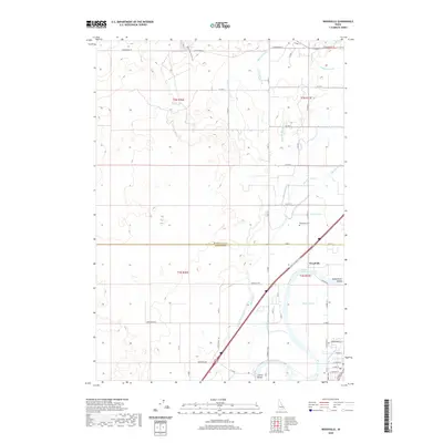 2020 Map of Woodville, 2020 Print