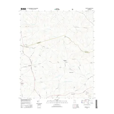 2014 Map of Woodville, 2014 Print