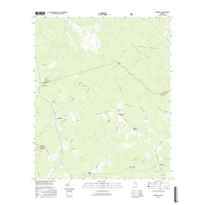 2017 Map of Woodville, 2017 Print