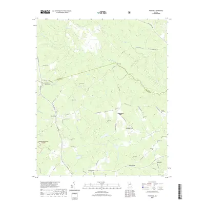 2020 Map of Woodville, 2020 Print