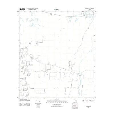 2012 Map of Woodville, 2012 Print