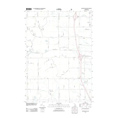2012 Map of Woodville NE, 2012 Print