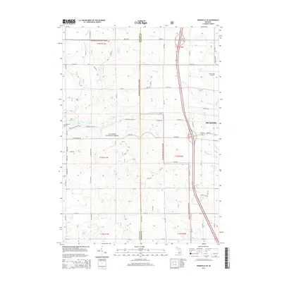 2014 Map of Woodville NE, 2014 Print