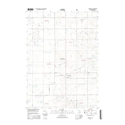 2014 Map of Woodville, 2014 Print