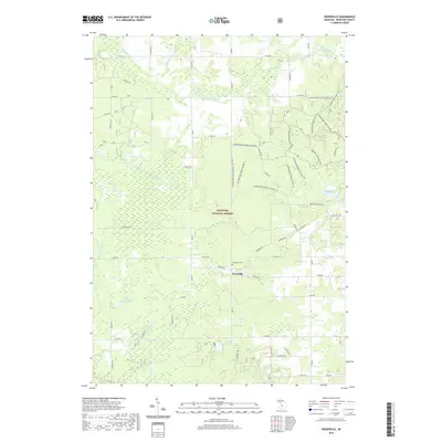 2019 Map of Woodville, 2019 Print