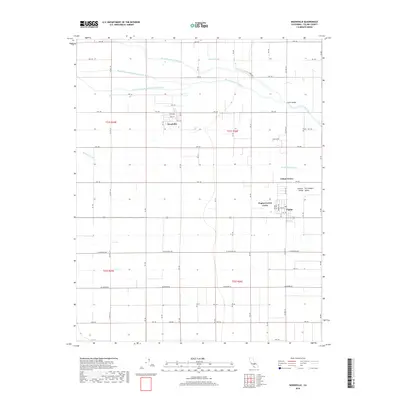 2018 Map of Woodville, 2018 Print