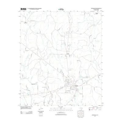 2013 Map of Woodville, 2013 Print
