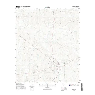 2016 Map of Woodville, 2016 Print