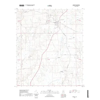 2018 Map of Woodville, 2018 Print