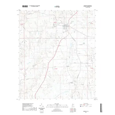 2020 Map of Woodville, 2020 Print