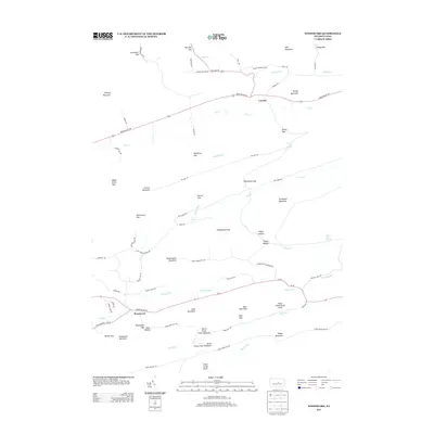2013 Map of Woodward, 2013 Print