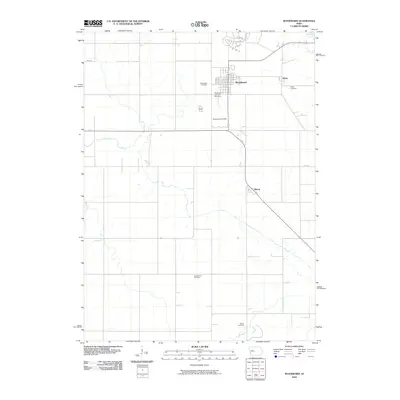 2010 Map of Woodward, 2010 Print
