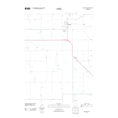 2013 Map of Woodward, 2013 Print
