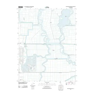 2012 Map of Woodward Island, 2012 Print